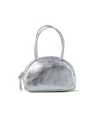 【予約販売・7月上旬～中旬頃 発送予定】FOLNA RD ホイルレザーボストンバッグ SS-SIZE / No.083337 / SILVER