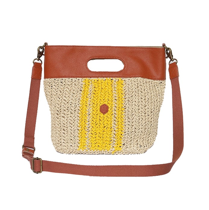 美品✴︎DIANA✴︎カゴバッグ　ラタン　2wayショルダー　ブラウン　シルバー ラタンショルダーバッグ – Maison de Lyla