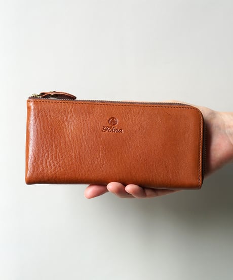 Folna ヌメオイルシュリンクレザー スマートLファスナー長財布 / No.2993836 / 5色展開