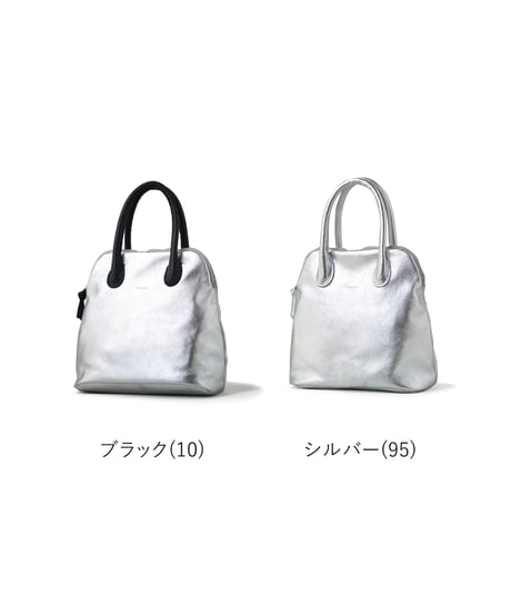 FOLNA RD ホイルレザーブガッティボストンバッグ / No.083357 / 2色展開
