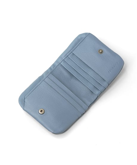 FOLNA RD ゴートレザー 天溝がま口二つ折り財布 / No.2993899 / 3色展開