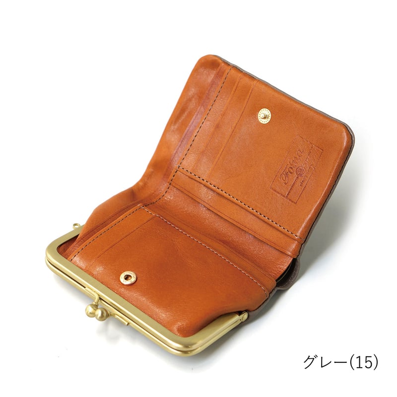 ヌメオイルシュリンク がま口二つ折り財布・4 COLORS / Folna 2993666 |