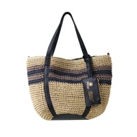 ペーパー トートバッグ・2 COLORS / Folna K903001S(ボーダー)