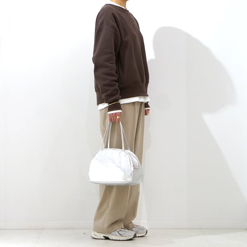 と*る様 ARCHIVIO シルバー ボストンバッグ ホイルレザーボストンバッグ M-SIZE / FOLNA RD 083339 / Color