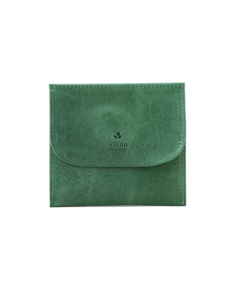 Folna モストロレザー×リバティプリント生地 フラットショート財布 / No.2993912 / 3色展開