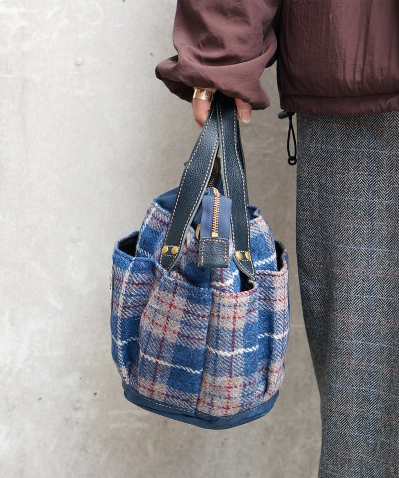Folna ハリスツイード(HARRIS TWEED) 2Wayガーデンバッグ / No.22