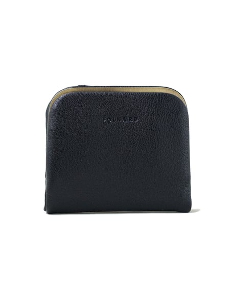 FOLNA RD ゴートレザー 天溝がま口二つ折り財布 / No.2993899 / 3色展開
