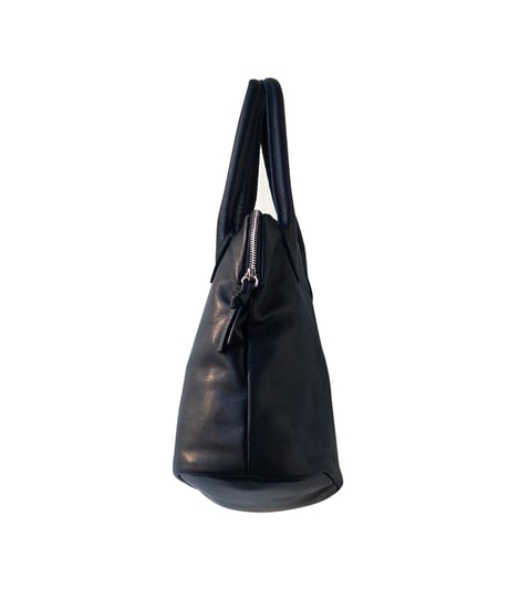 FOLNA RD ソフトレザーブガッティボストンバッグ / No.083294-E / BLACK