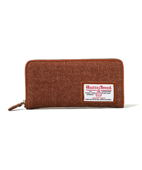 Folna ハリスツイード(HARRIS TWEED) ラウンドファスナー長財布 / No.2993661-2993679 / 5色展開