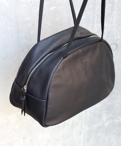 FOLNA RD ソフトレザーボストンバッグ M-SIZE / No.083258-E / BLACK