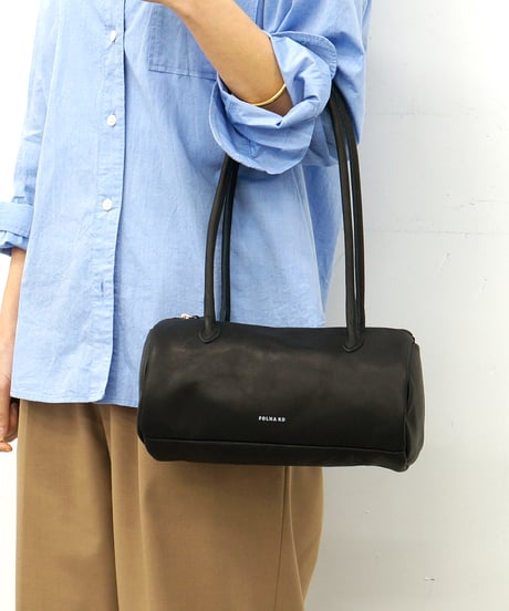 FOLNA RD スムースレザー ロングハンドル ロールボストンバッグ / No.224904 / 3色展開