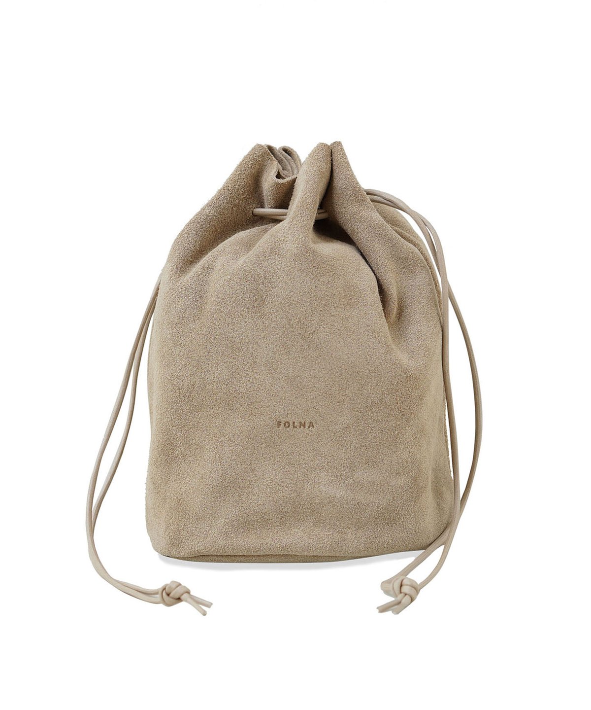 FOLNA RD ベロアレザー巾着ショルダー / No.224882 / 5色展開 | FOL