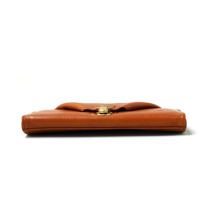 ◎大人の渋さ漂う.二つ折り.オイルヌメシャグポーチ◎ ツートンカラー