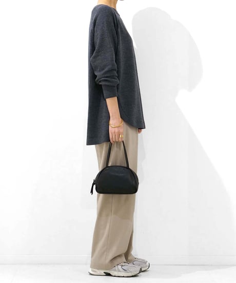 FOLNA RD ソフトレザーボストンバッグ SS-SIZE / No.083302-E / BLACK