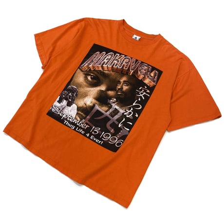 90′s　Tupac Amaru Shakur / 2Pac / Makaveli / R.I.P.　T-shirt