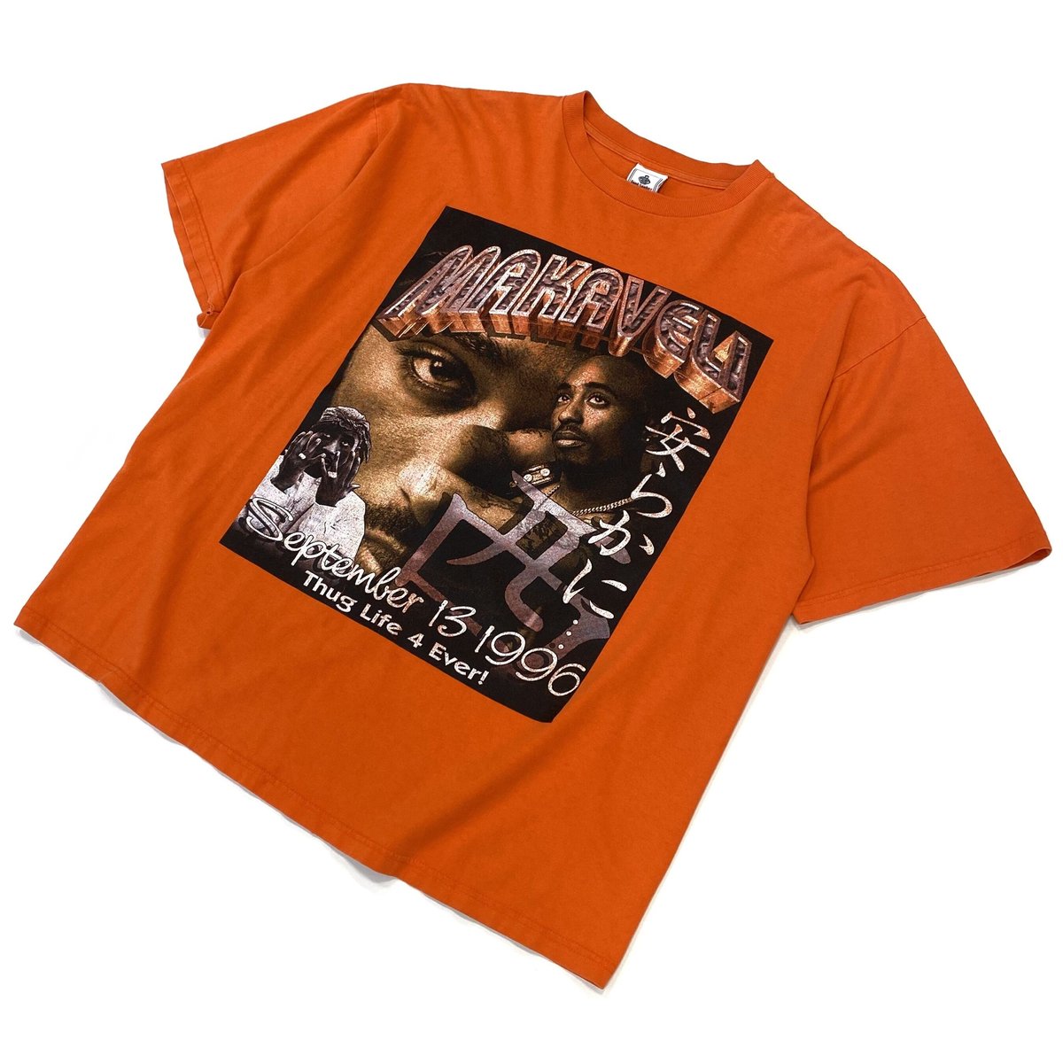 MAKAVELI 2PAC tupac RUSERRECTION Tシャツ - Tシャツ/カットソー(半袖