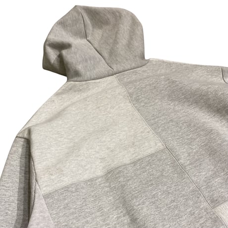 College Logo Hooded Sweatshirt　Gray Medium①