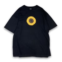 90's　SUN FLOWER / Black body　T-shirt