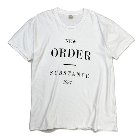80's　New Order / Substance　T-shirt