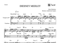 ♫楽譜「ディズニーメドレー」トランペット＆トロンボーン二重奏｜アンサンブル発表会・結婚式にもぴったり