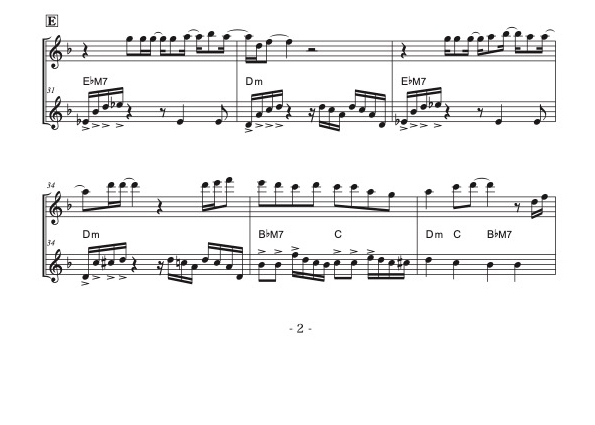 三日月」フルート二重奏【⚠️上級者向け＆コード付き】 | DuoDuo