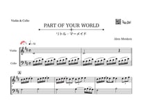 「PART OF YOUR WORLD（リトル・マーメイド）」ヴァイオリン＆チェロ二重奏[MM3.5]