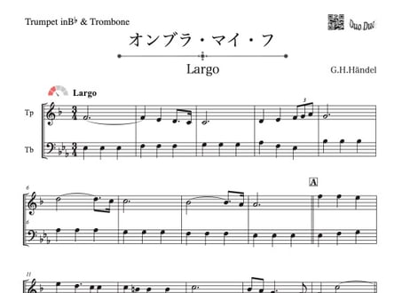 トロンボーン　楽譜　まとめ売り 楽譜販売】ヴァンパイア トロンボーン4重奏 - YouTube