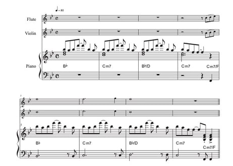 水色系暈し音楽 楽譜 音符 鍵盤 バイオリン フルート コンサート訪問着