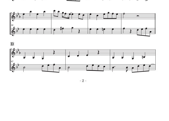 【リスニング・トゥ・パリ】吹奏楽楽譜セット ♫楽譜やさしめ^^「Happiness」クラリネット＆バリトンサックス二重奏