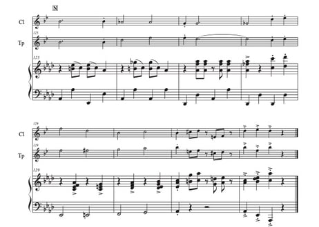 『童謡クリスマスメドレー』【ピアノ伴奏譜付き!!クラリネット＆トランペット二重奏】