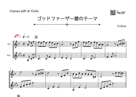 クラリネット四重奏楽譜　9曲セット　クラリキャットなど クラリネット四重奏曲：江原大介 [クラリネット4重奏
