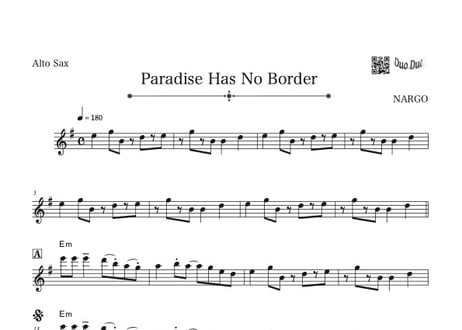 【三重奏】「Paradise Has No Border」アルトサックス＆トランペット＆ユーフォニアム三重奏