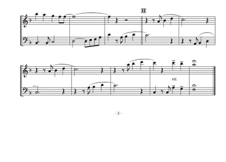 ♫楽譜「ホールニューワールド」フルート＆ユーフォニアム二重奏［MM3.5］