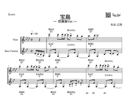 CATEGORY 宝島（T-SQUARE） | DuoDuo【二重奏楽譜専門店】