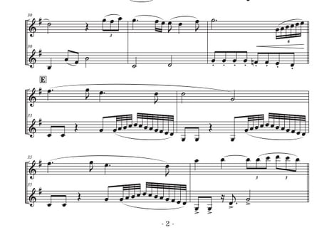 「Stand Alone」ヴァイオリン二重奏[MM4]