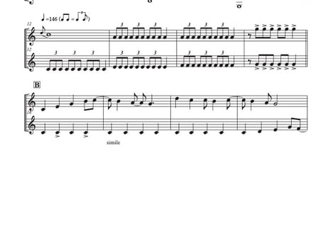 「恋人たちのクリスマス/All I Want for Christmas Is You」トランペット二重奏［MM3］