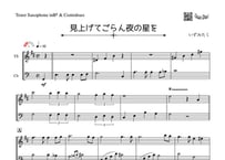 「見上げてごらん夜の星を」テナーサックス＆コントラバス二重奏［MM2.5］