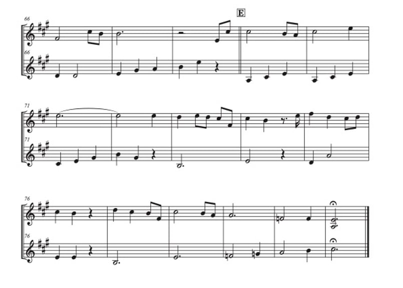 世界の約束」ヴァイオリン二重奏［MM2.8] | DuoDuo【二重奏楽譜専門店】