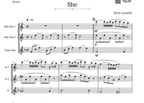 【三重奏】「She」サックス三重奏（AAT）
