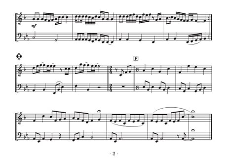 「虹」クラリネット＆チューバ二重奏［MM2.5］