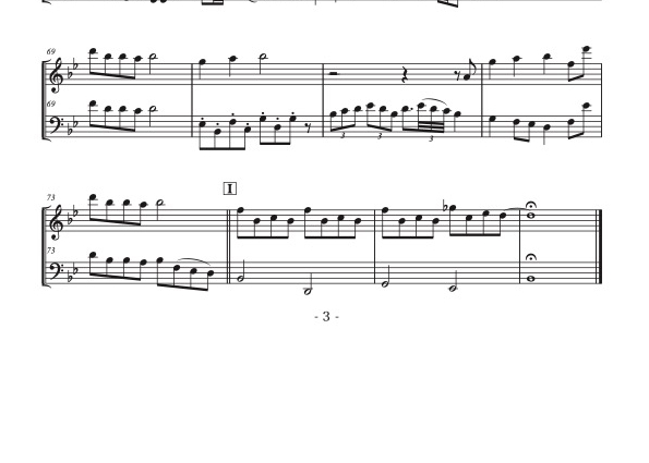 点描の唄」フルート＆ファゴット二重奏[MM3⁺］ | DuoDuo【二重奏楽譜