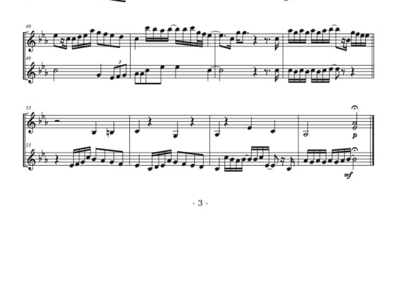 僕らまた」バイオリン二重奏[MM4] | DuoDuo【二重奏楽譜専門店】