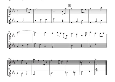 「世界の約束」アルトサックス二重奏［MM2.8]