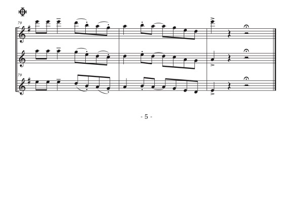 三重奏】「Paradise Has No Border」サックス三重奏（A,T,B) | D