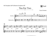 「二人でお茶を」アルトサックス＆バリトンサックス二重奏［Jazzシリーズ］