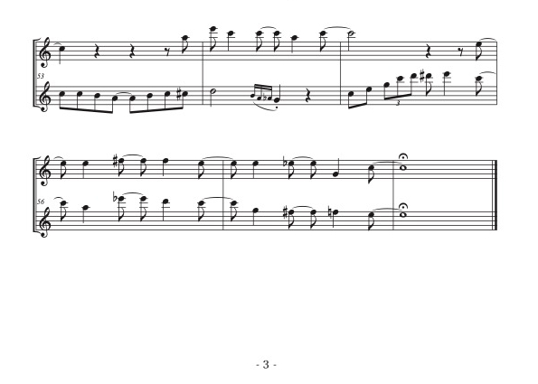 君はともだち（トイストーリー）」フルート二重奏［MM3.8］ | DuoDuo