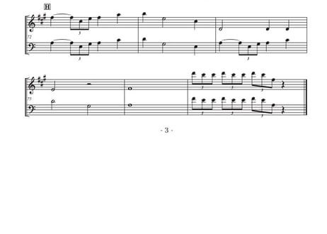 ♫楽譜やさしめ^^「豊臣兄弟！」アルトサックス＆トロンボーン二重奏［MM3.8］
