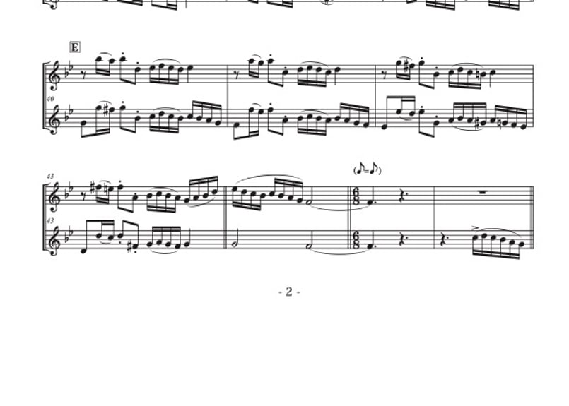 海の見える街」フルート二重奏[MM4］ | DuoDuo【二重奏楽譜専門店】