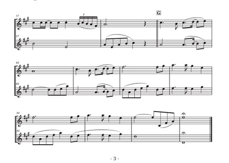 「Summer」クラリネット&テナーサックス二重奏[MM3.5］