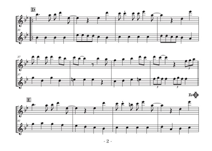 ぼよよん行進曲」フルート二重奏［MM3.5］ | DuoDuo【二重奏楽譜